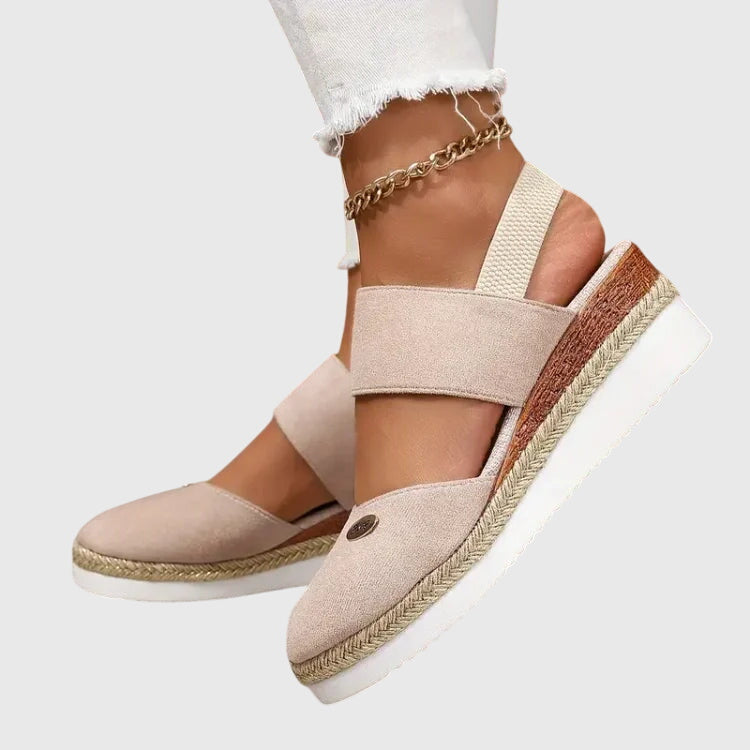Ruth | Polstrede Vedge Sandaler