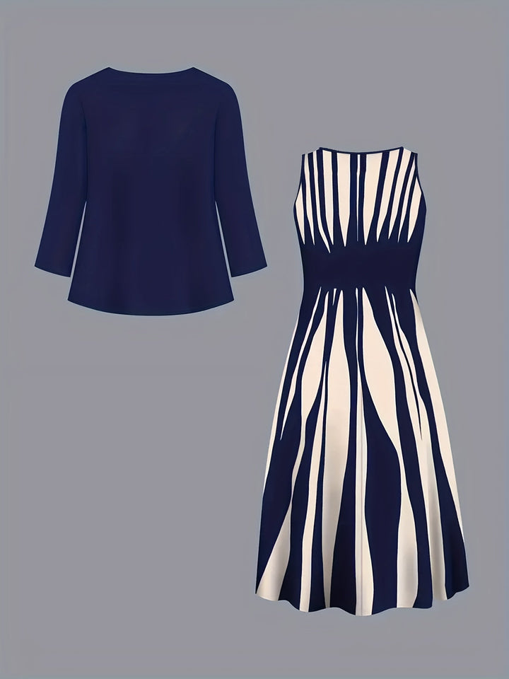 Ivy | To-delt Elegant Kjole Sæt
