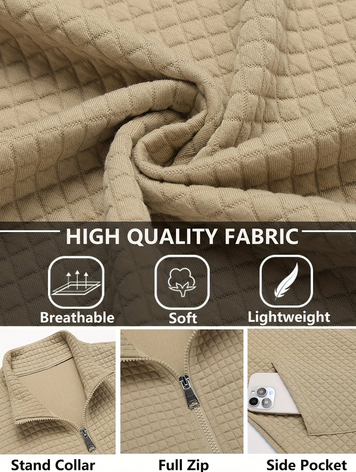 Hugo | Tekstureret Zip-Up Jakke
