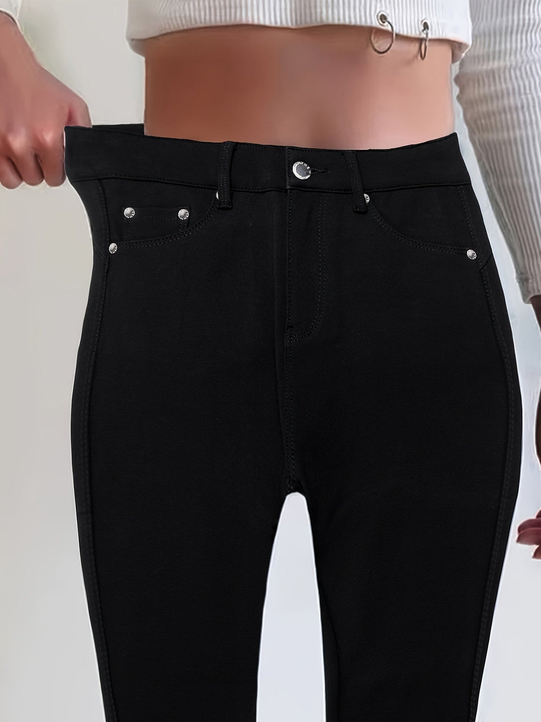 Joan | Højtaljede Skinny Jeans