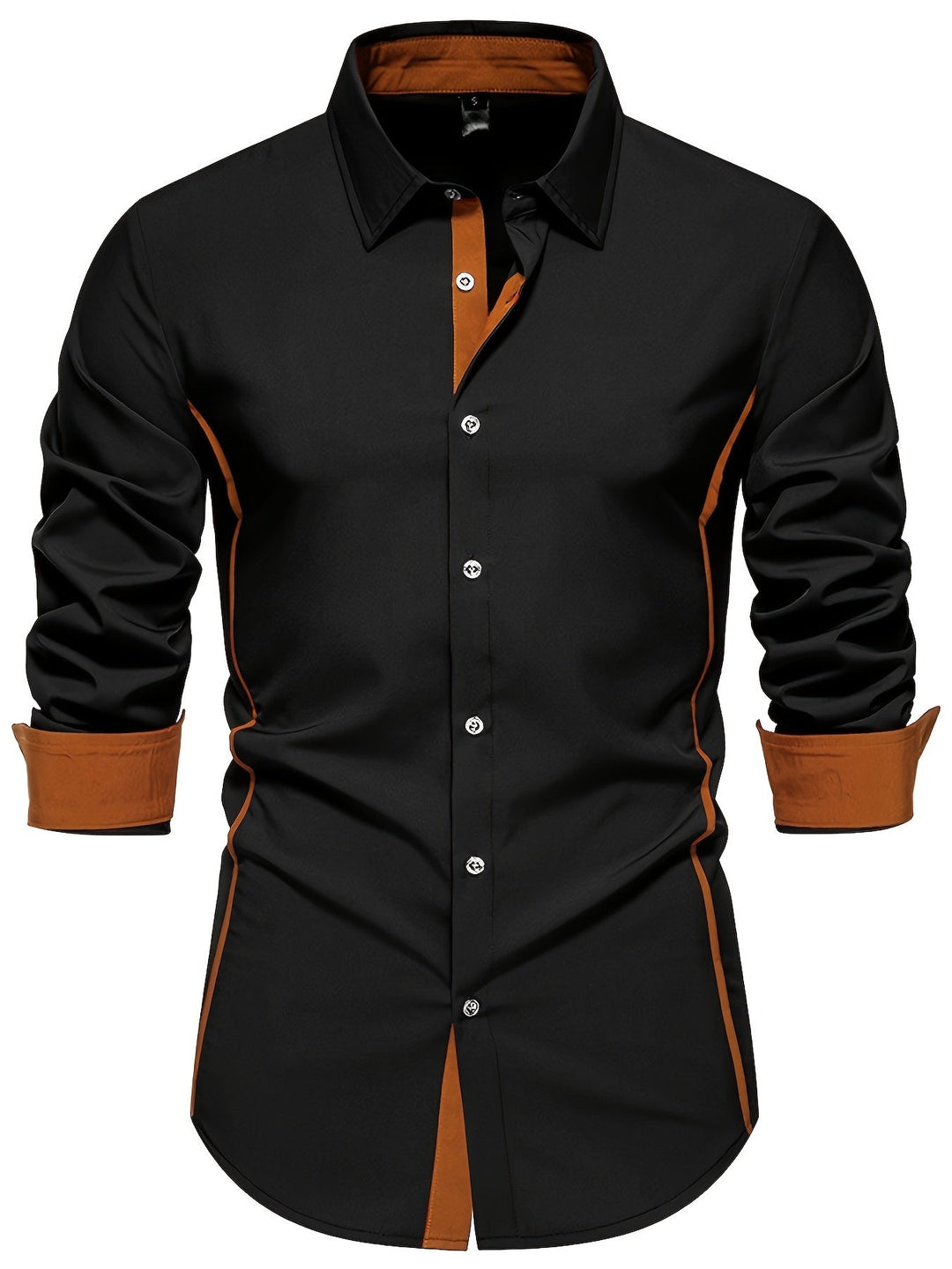 Anthony | Kontrast Trim Button-Up Skjorte