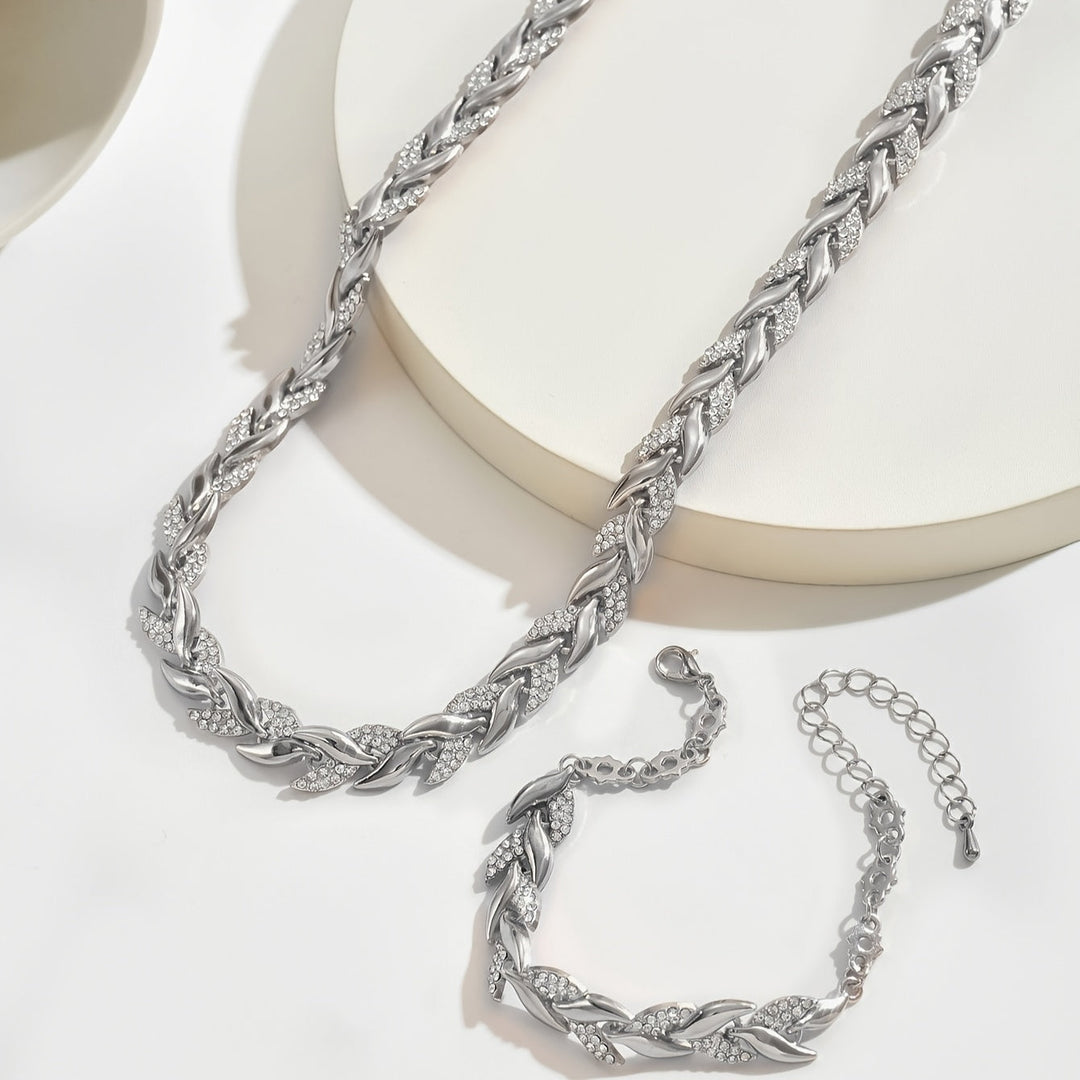 Marlene | Elegant Halskæde- og Armbåndsæt