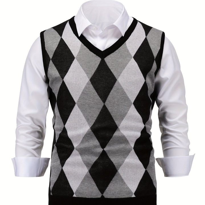 Chandler | Klassisk Argyle Sweater Vest