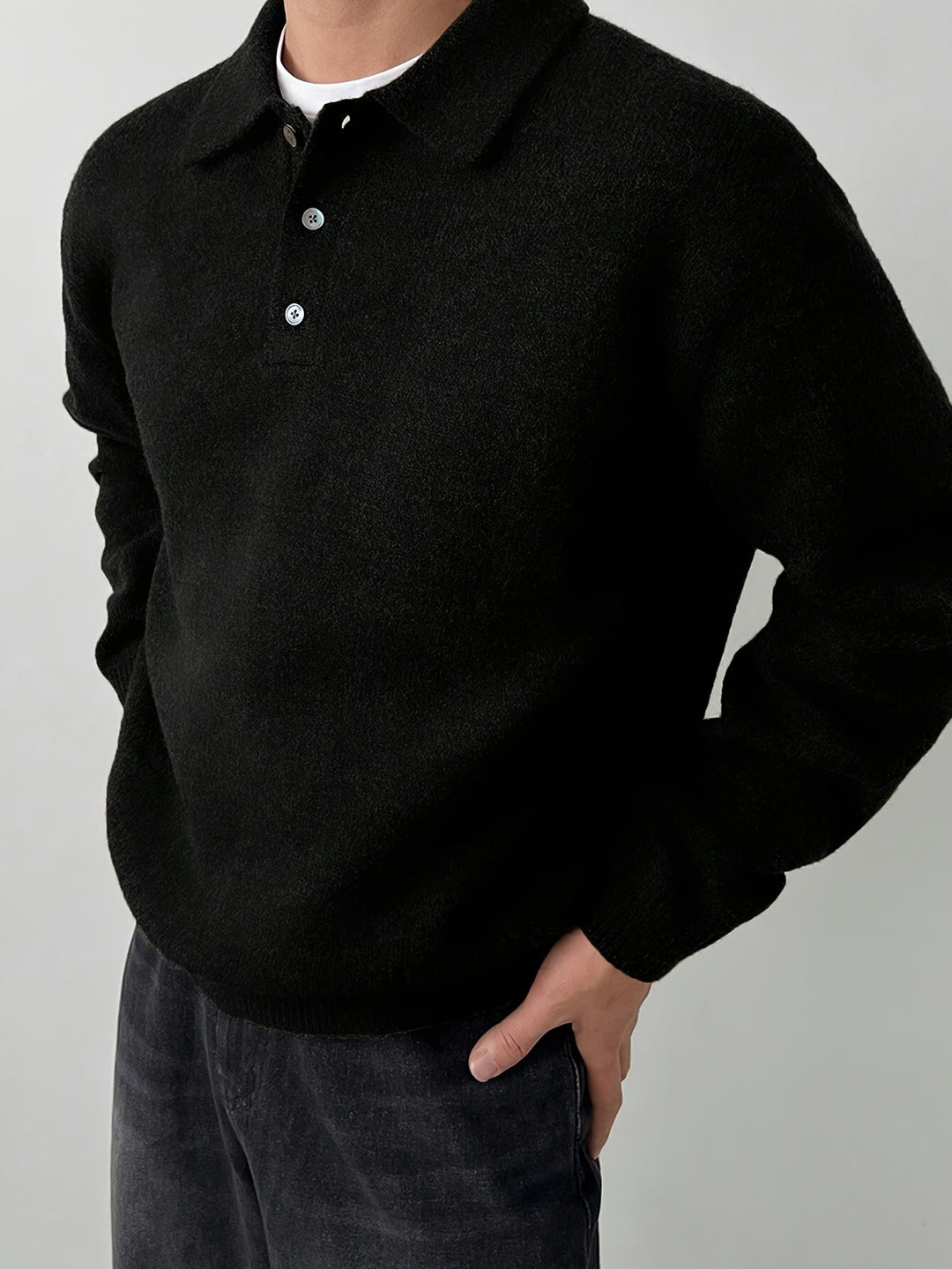 Landon | Raffineret Polo Krave Sweater