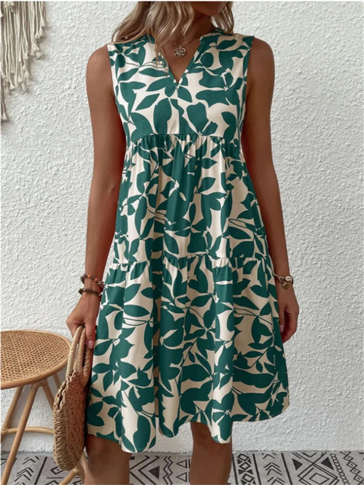 Madison | Romantisk Blomstret A-Line Kjole