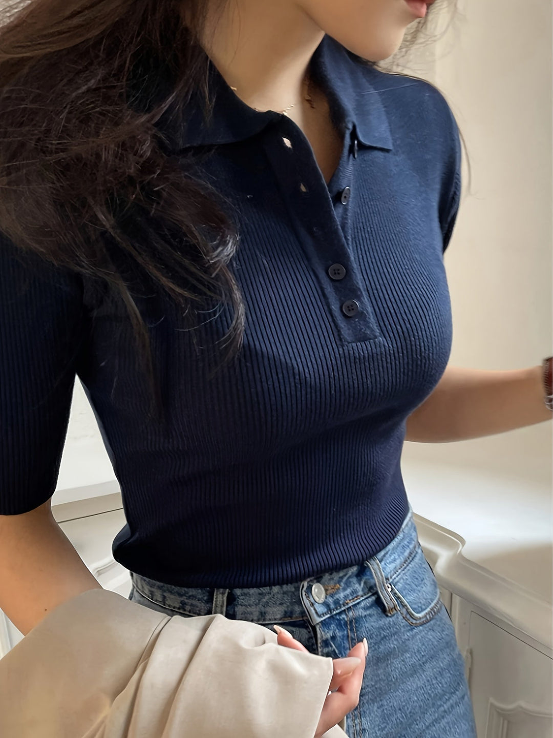 Meredith | Ribbede Krave Top