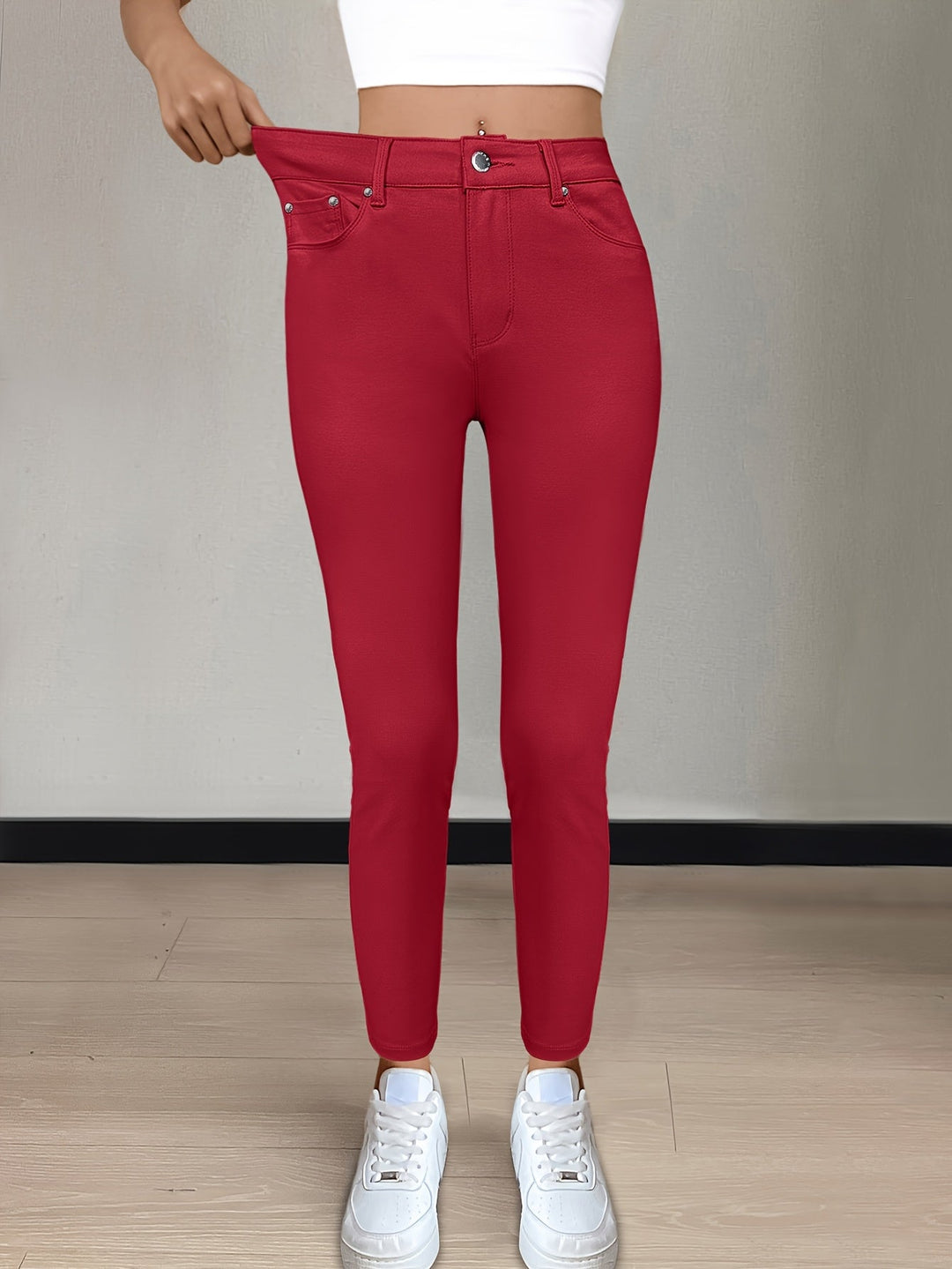 Sylvie | Højtaljede Skinny Jeans