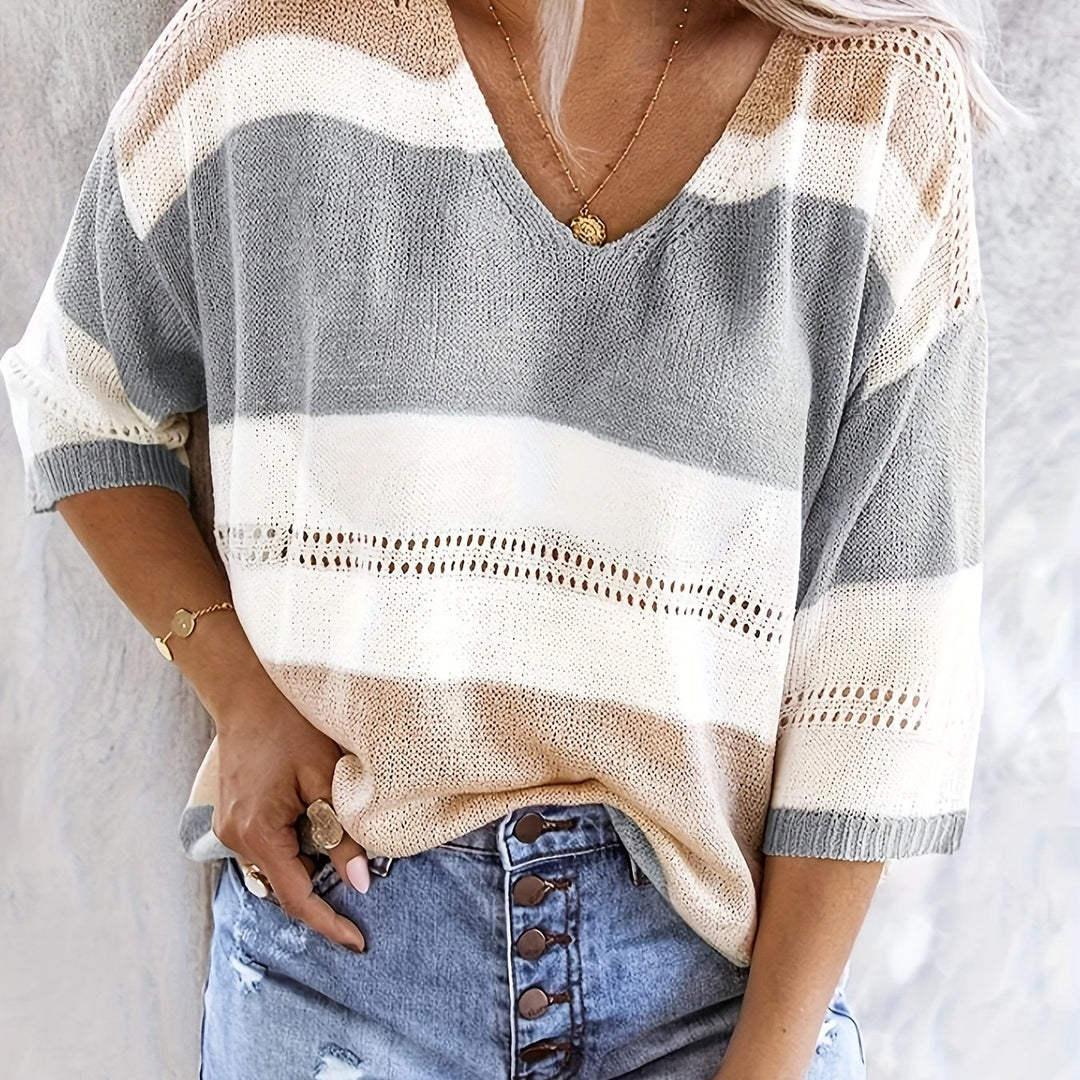 Margot | Afslappet V-Hals Top