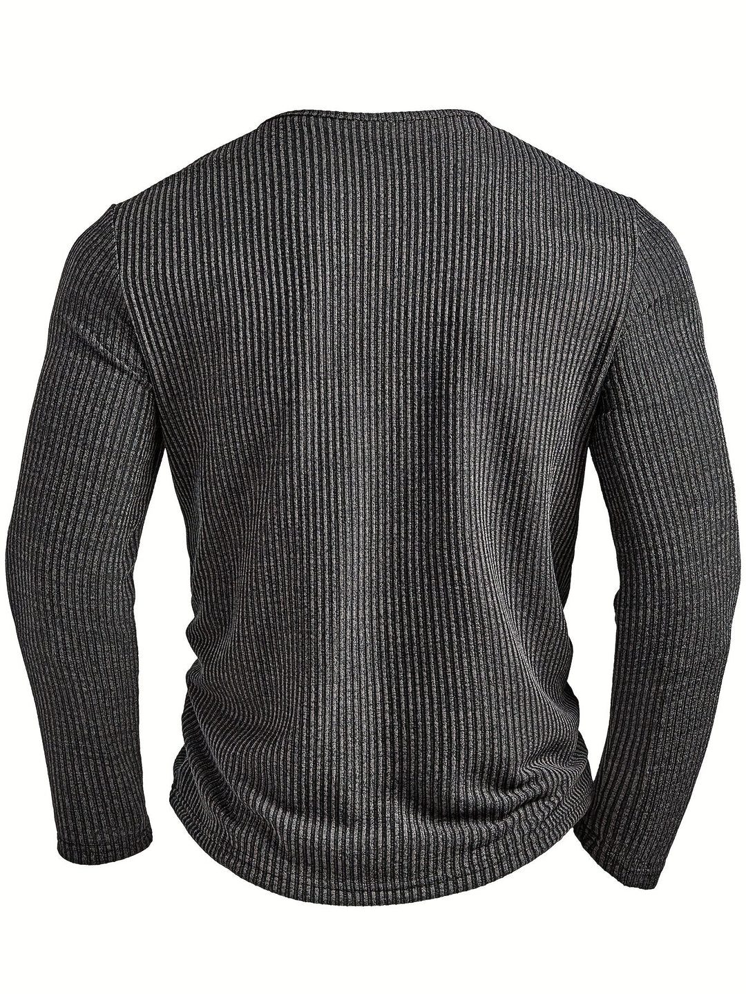 Griffin | Struktureret Ribbet Henley Skjorte