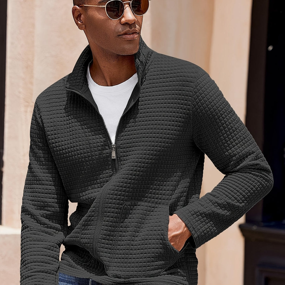 Hugo | Tekstureret Zip-Up Jakke