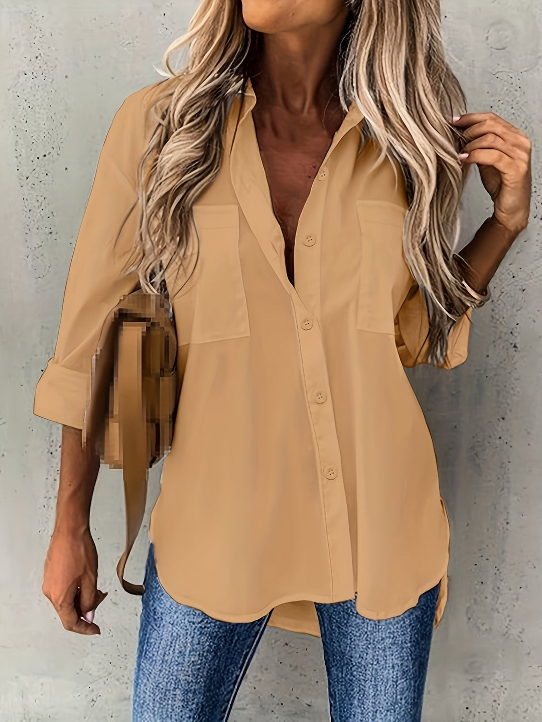 Naomi | Afslappet Button-Up Skjorte