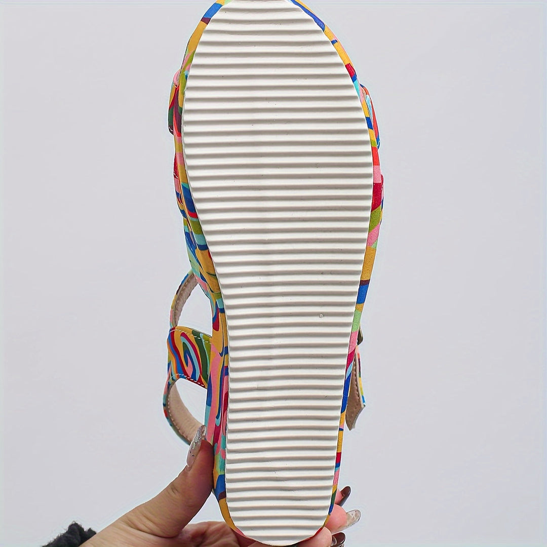 Rosalind | Elegant Strop Platform Wedge Sandaler