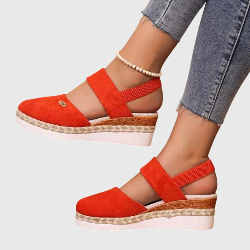 Ruth | Polstrede Vedge Sandaler