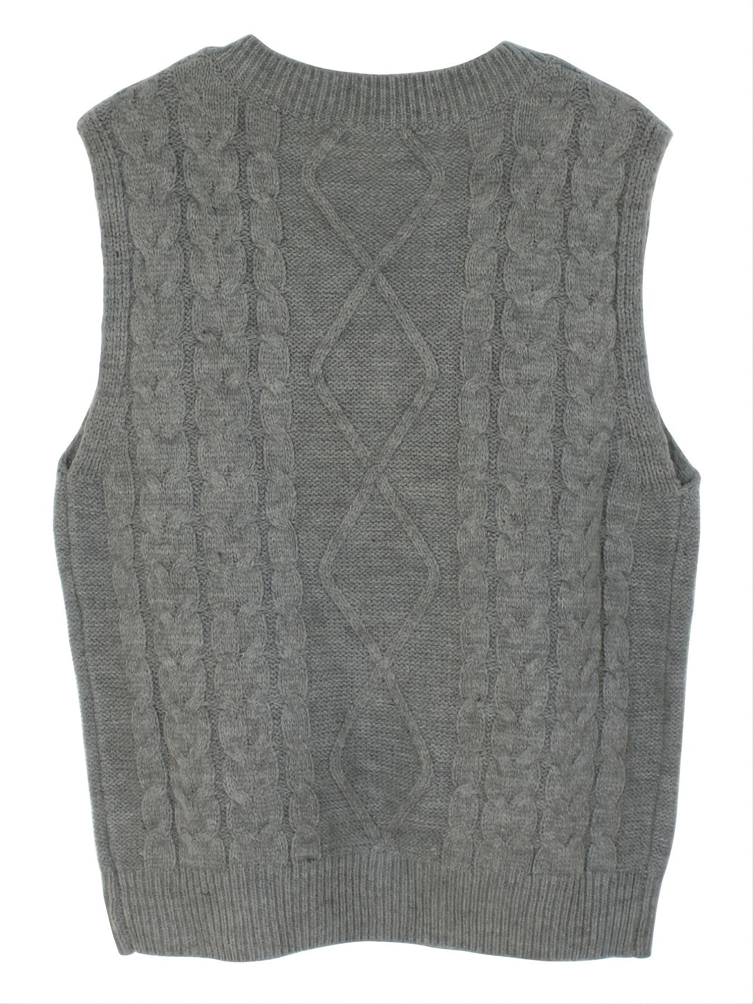 Cora | Cozy Cable-Knit V-Hals Sweater Vest