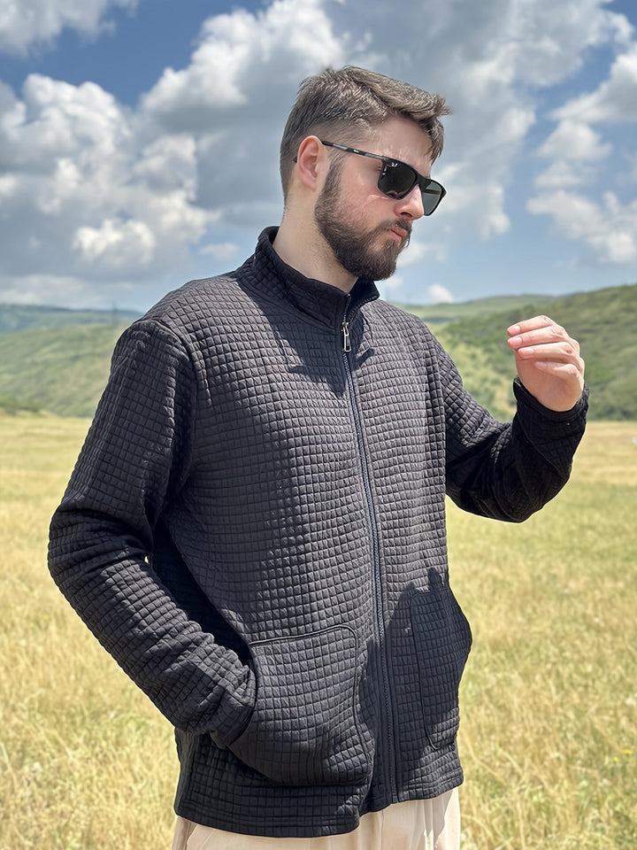 Hugo | Tekstureret Zip-Up Jakke