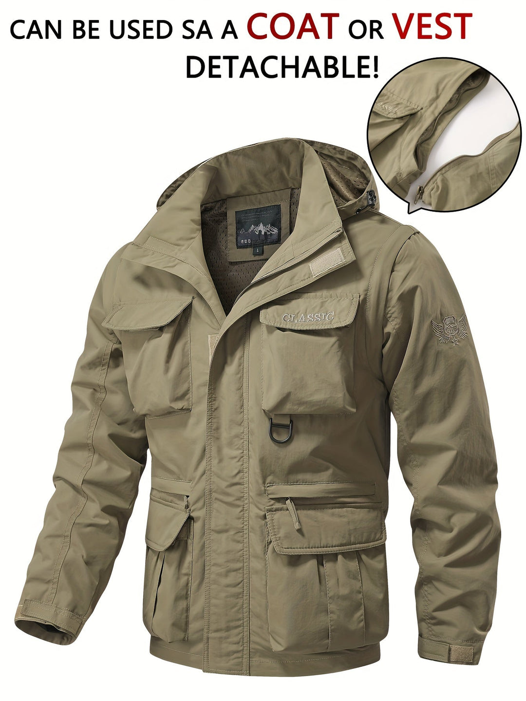 Dexter | Robust Multi-lomme Cargo Jakke