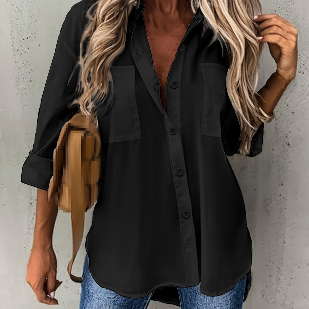 Naomi | Afslappet Button-Up Skjorte
