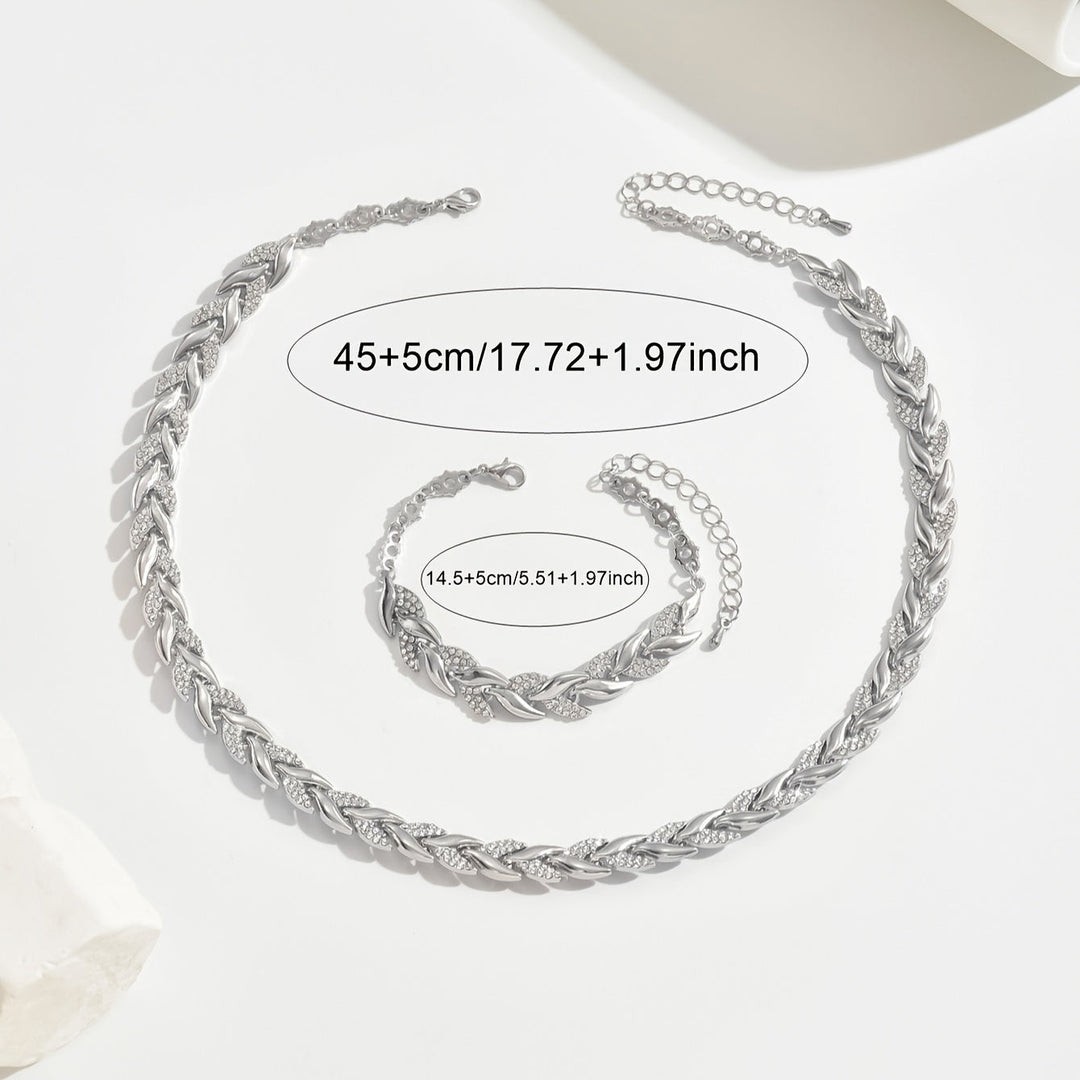 Marlene | Elegant Halskæde- og Armbåndsæt