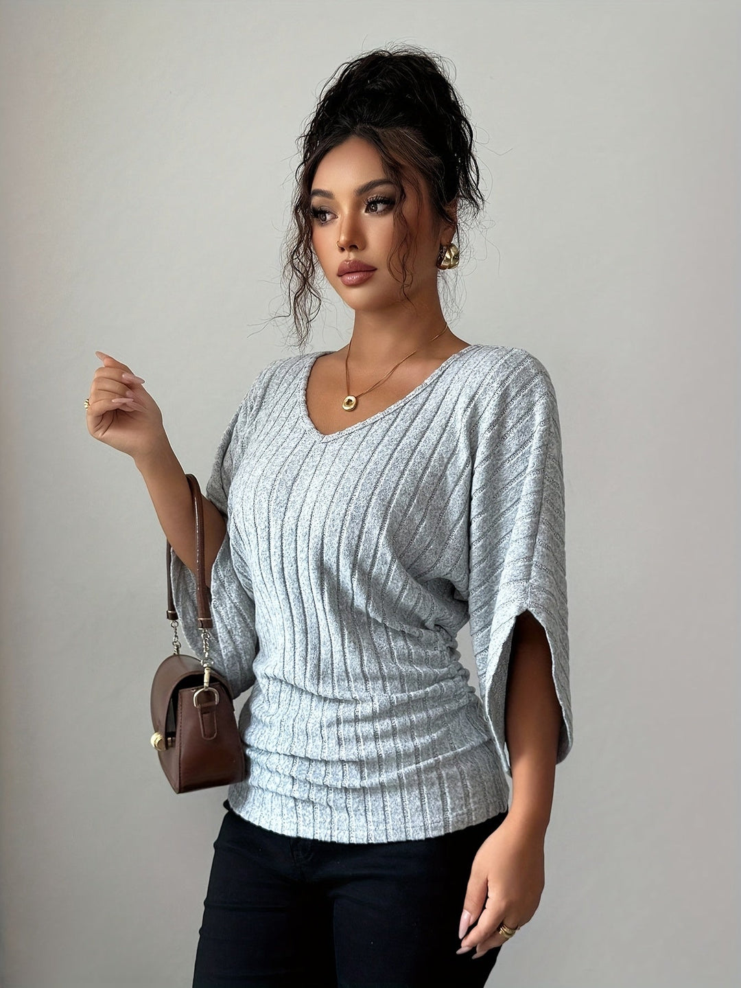 Marianne | Afslappet V-Hals Top