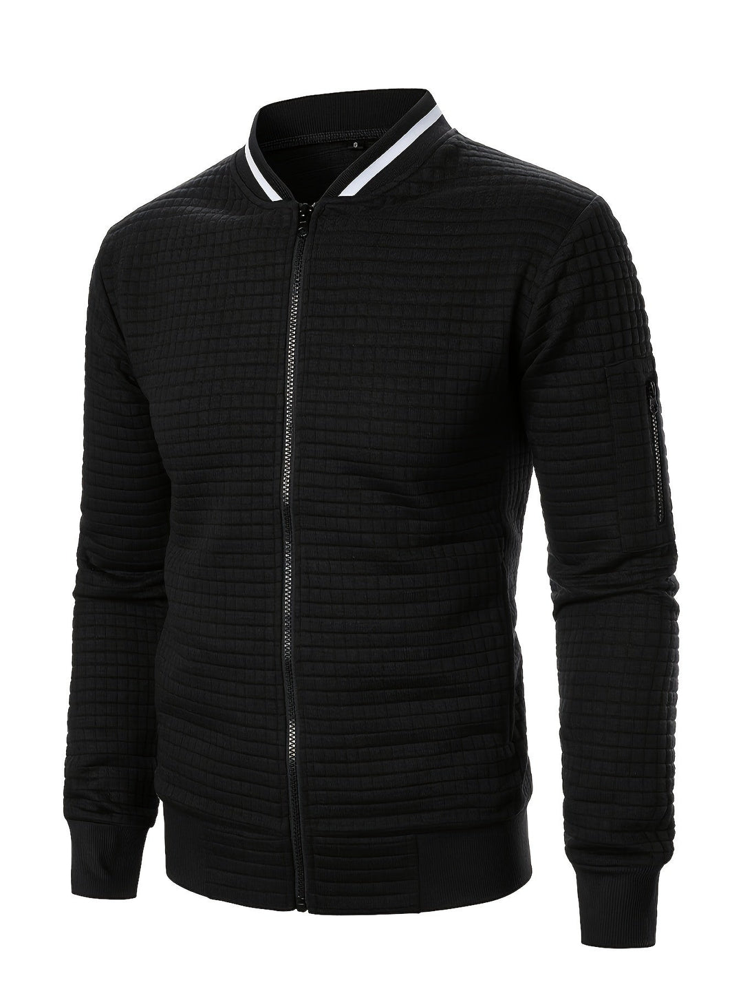 Raymond | Tekstureret Zip-Up Bomberjakke