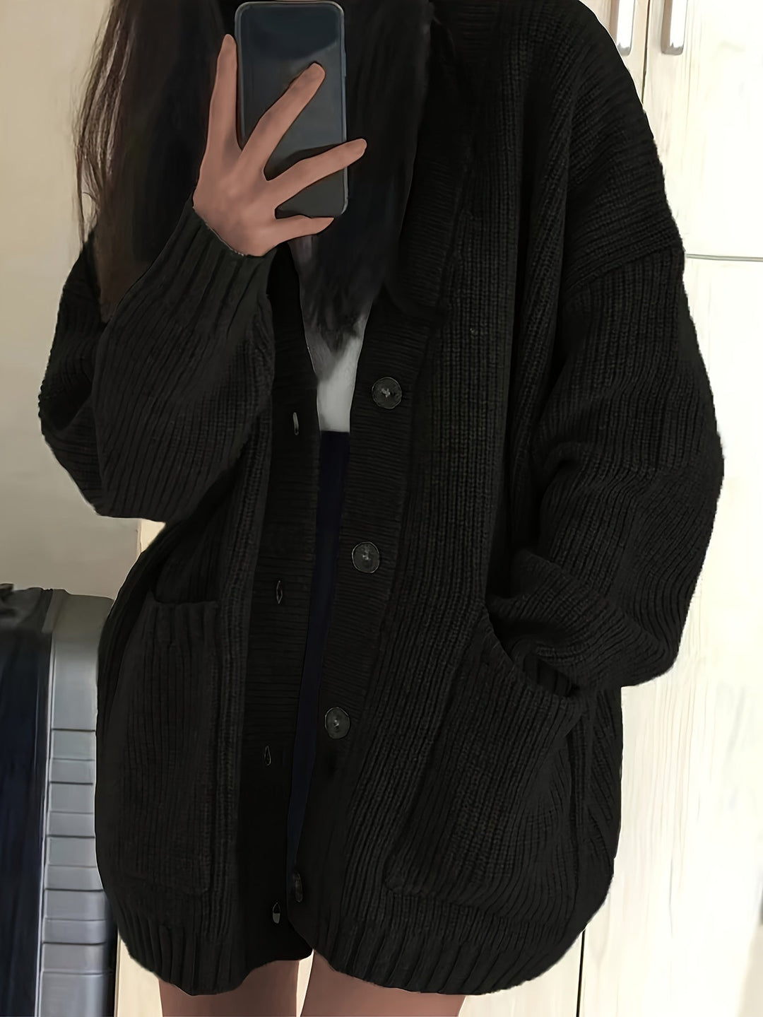 Maisie | Afslappet Knappet Cardigan
