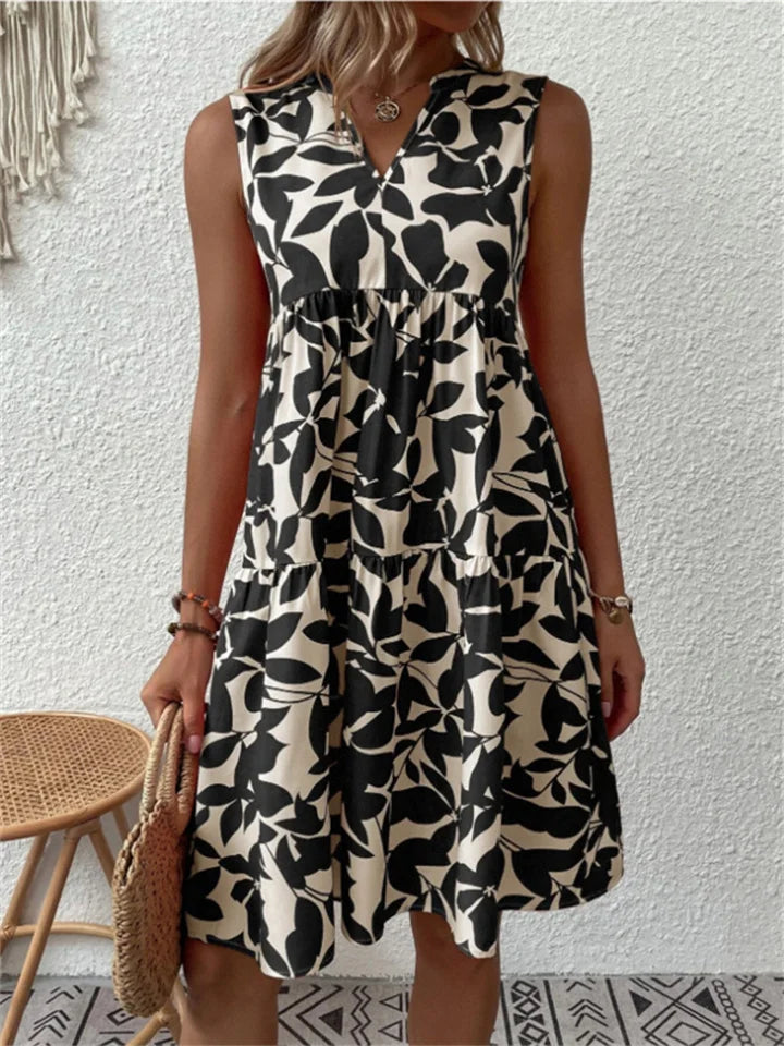 Madison | Romantisk Blomstret A-Line Kjole