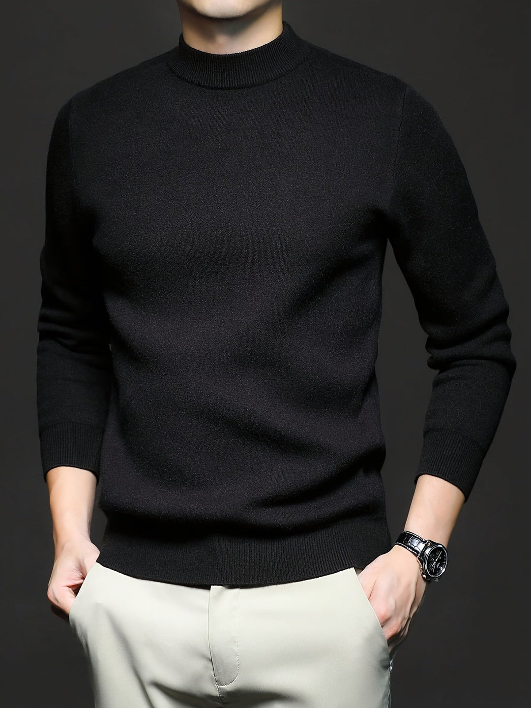 Everett | Raffineret Højhalset Sweater