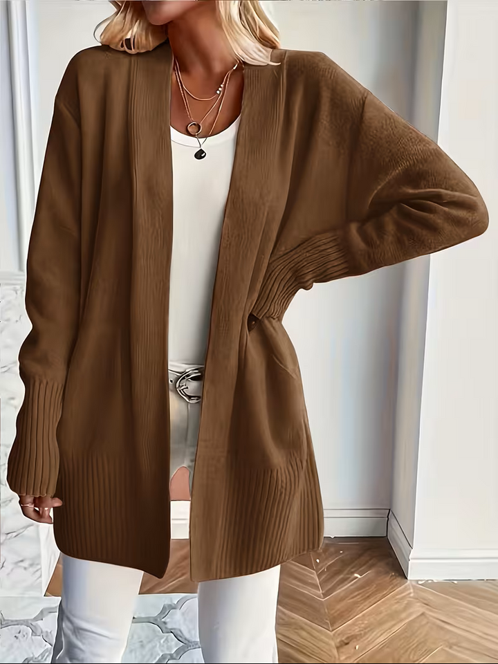 Deanna | Afslappet Åben-Front Cardigan