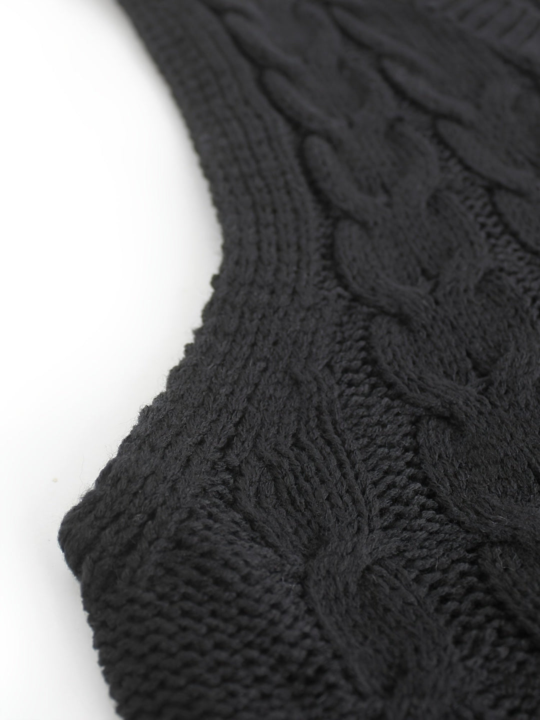 Cora | Cozy Cable-Knit V-Hals Sweater Vest