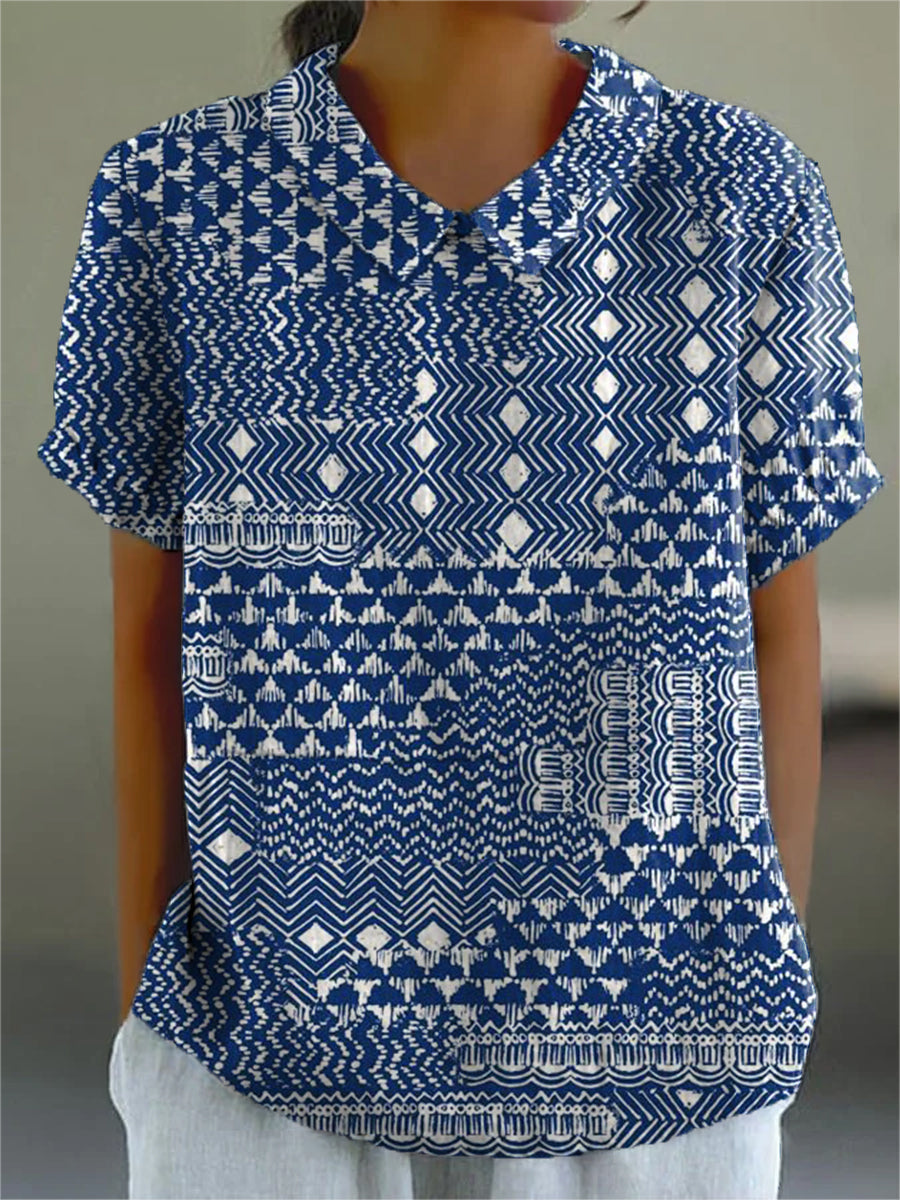 Rosie | Stilfuld Tribal Art Krave Skjorte