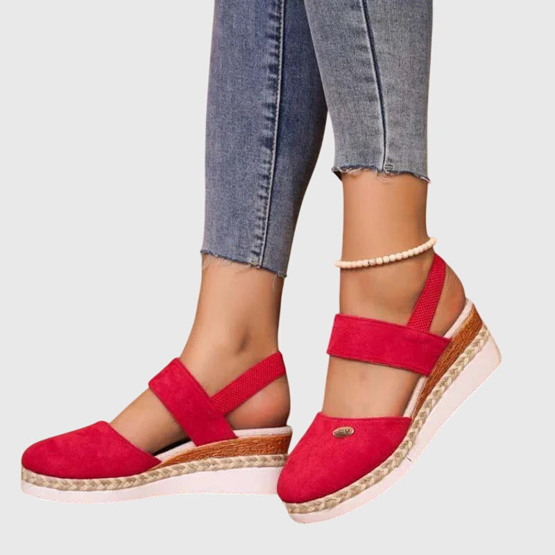 Ruth | Polstrede Vedge Sandaler