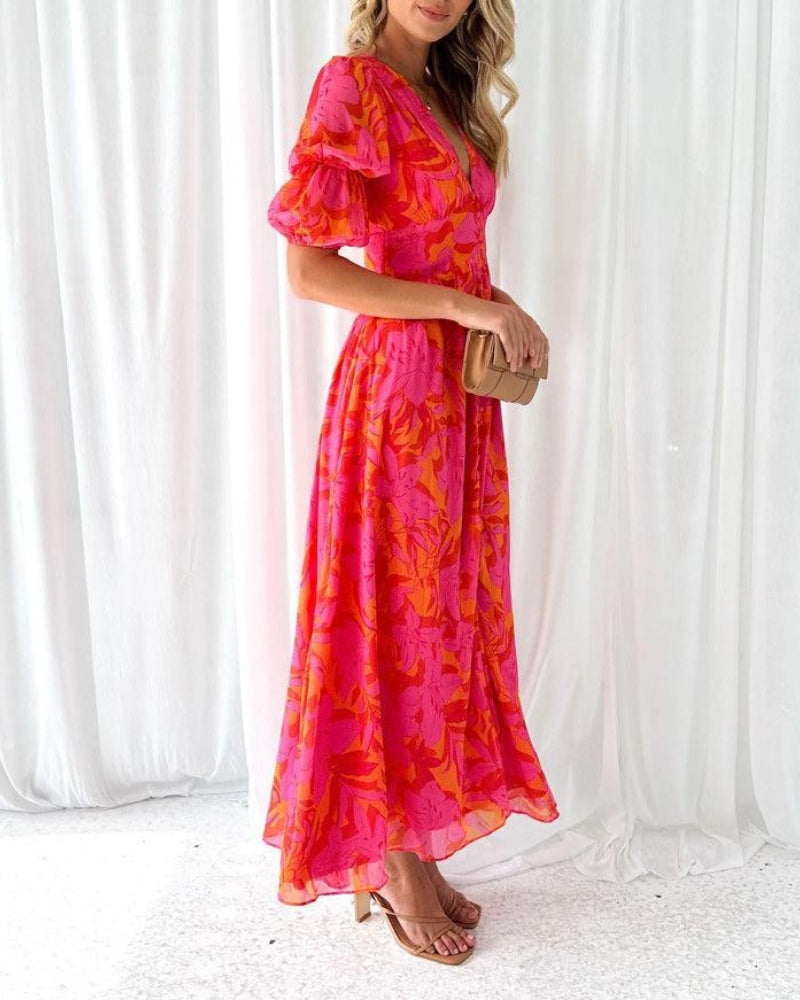Valentina | Elegant Sommer Maxi Kjole