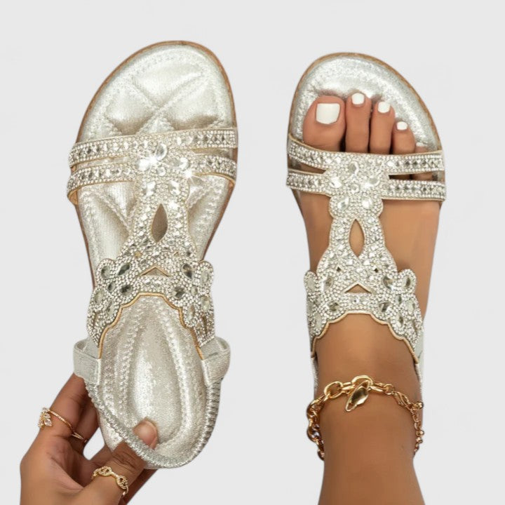 Rebecca | Elegant Ortodiske Perle Sandaler