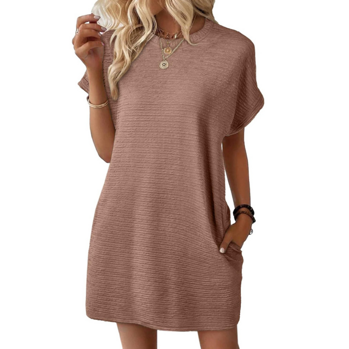 Ivanna | Casual Rund Hals Sommerkjole