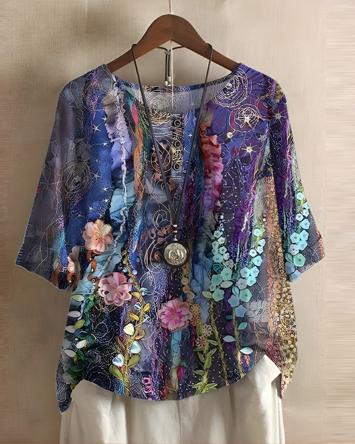 Fiona | Afslappet Sommer Boho Top