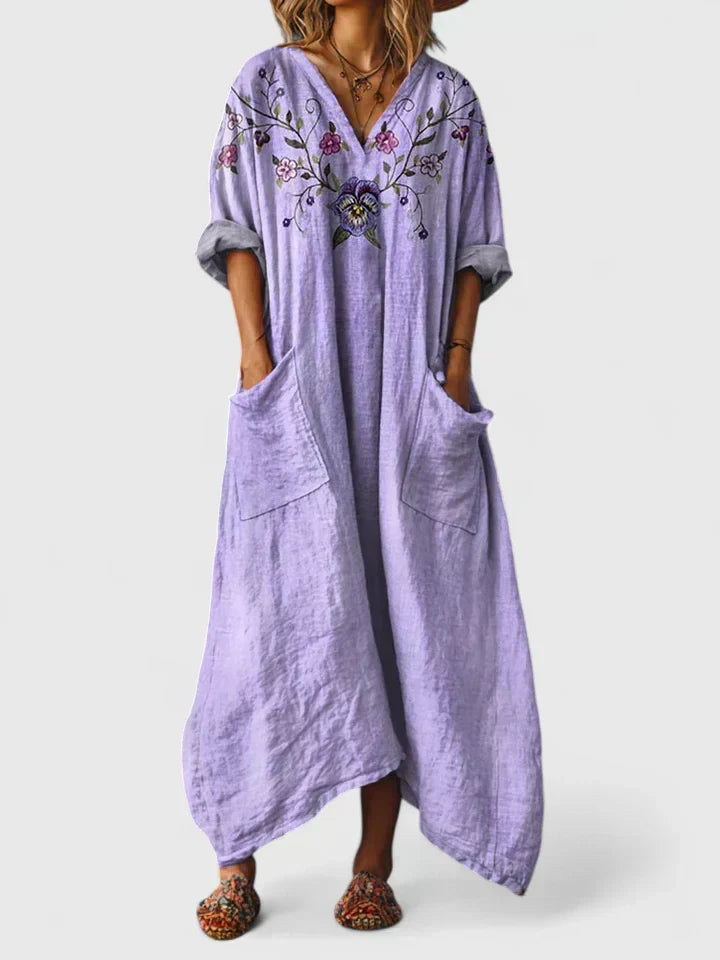 Aurora | Elegant Oversize Lommer Kjole