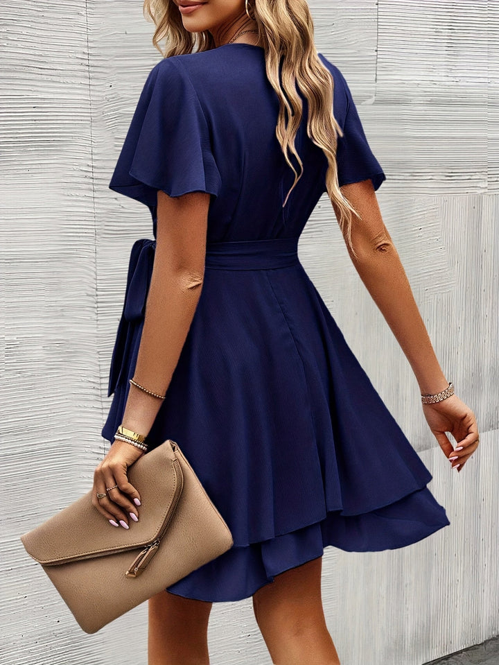 Cassandra | Rynket Wrap Kjole