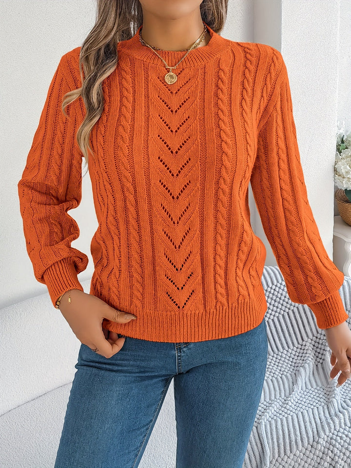 Blythe | Kabelstrikket Tekstur Sweater