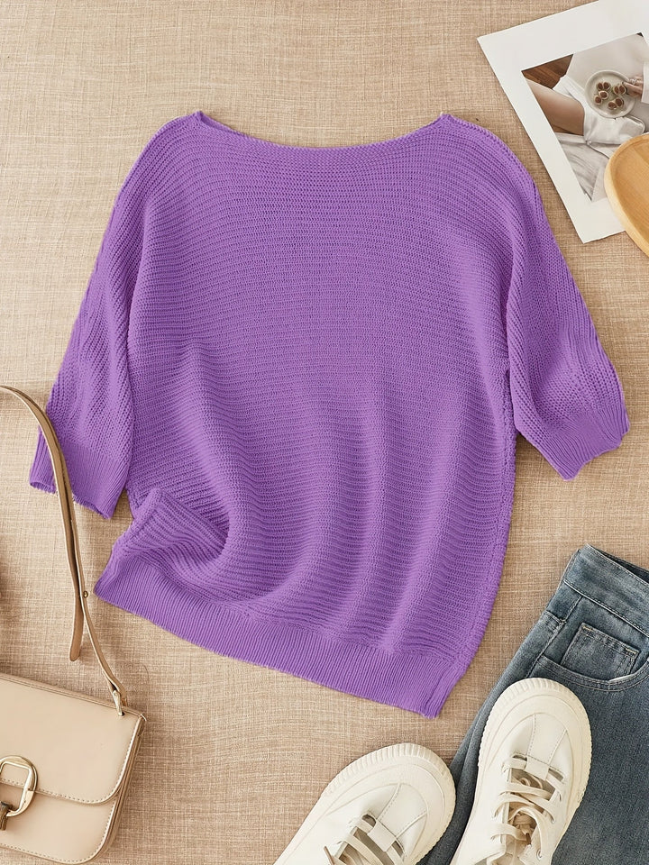 Lena | Afslappet Åbenstrikket Sweater