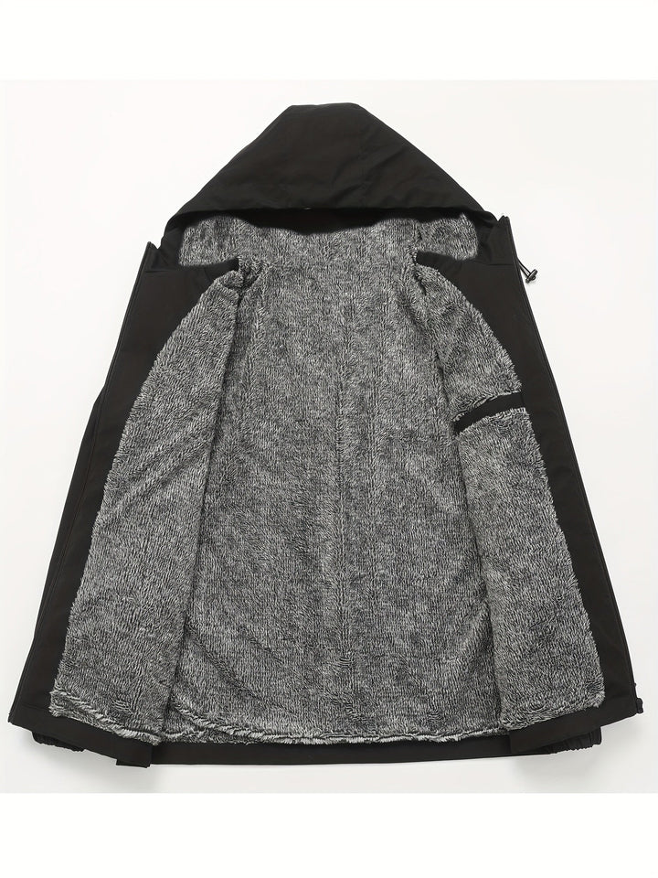 Victor | Cozy Fleece-Lined Hooded Jacket