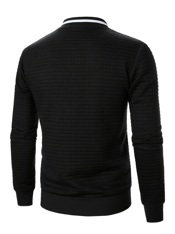 Raymond | Tekstureret Zip-Up Bomberjakke