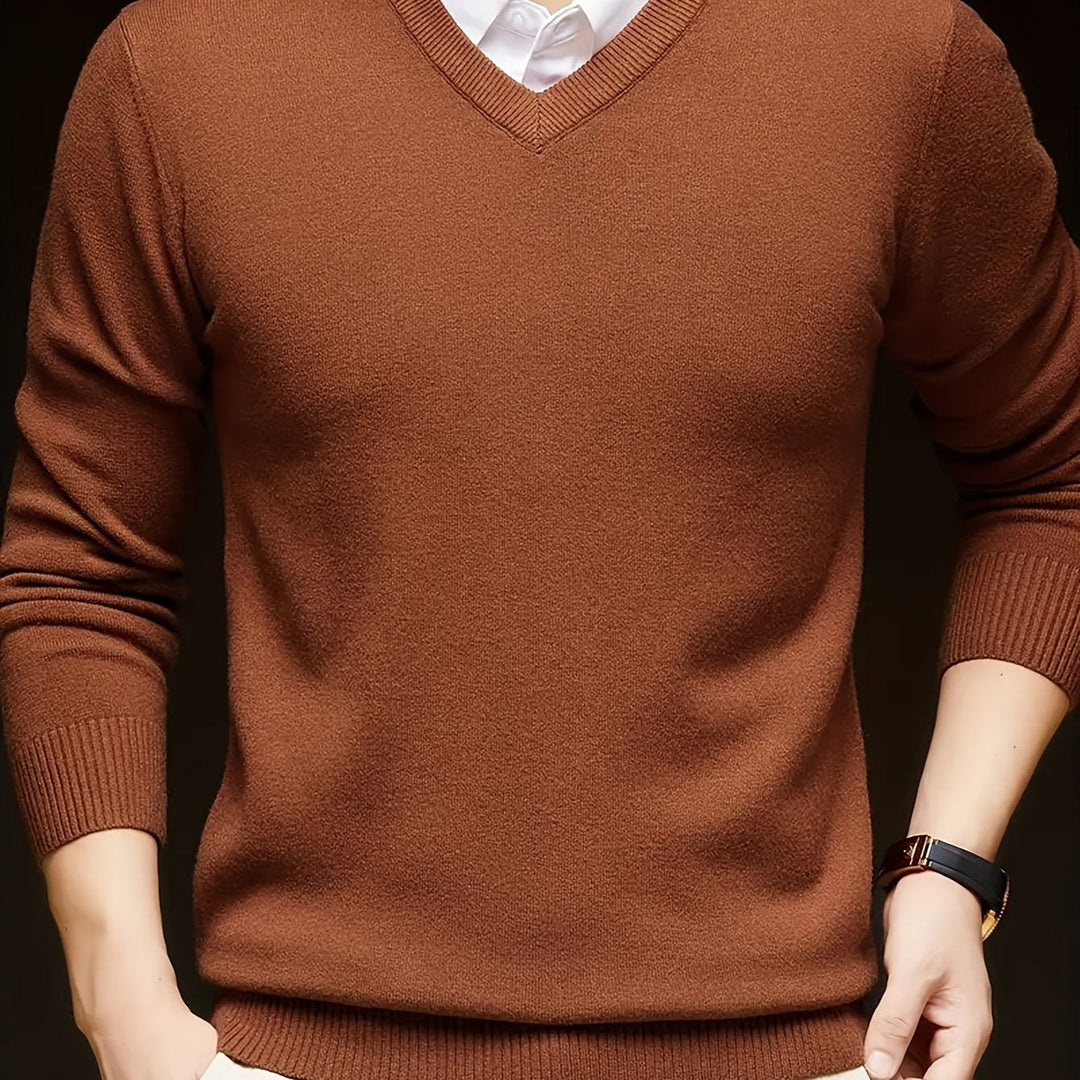 Hugh | Raffineret V-Hals Sweater