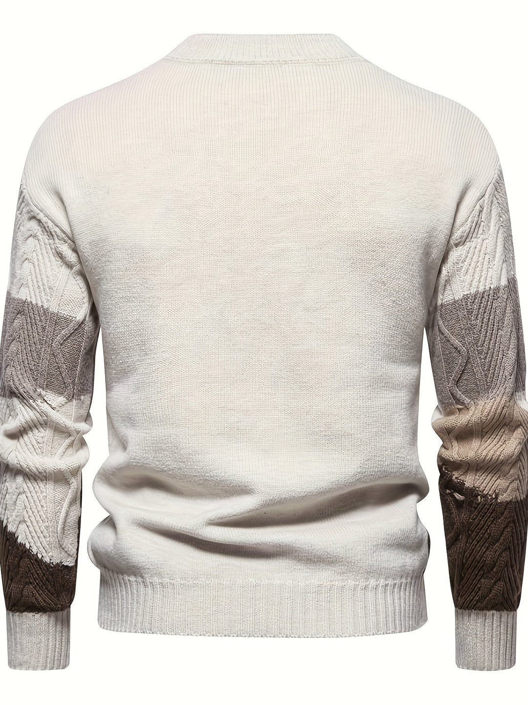 Simon | Tekstureret Farveblok Sweater