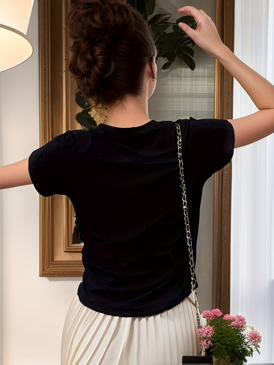 Della | Forfinet Mock-Neck Top