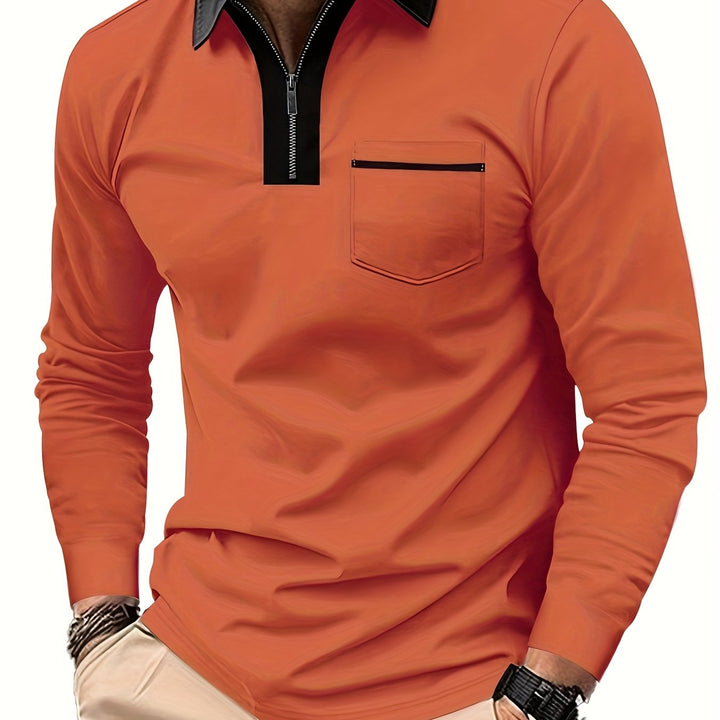 Curtis | Raffineret Zip-Krave Polo Shirt