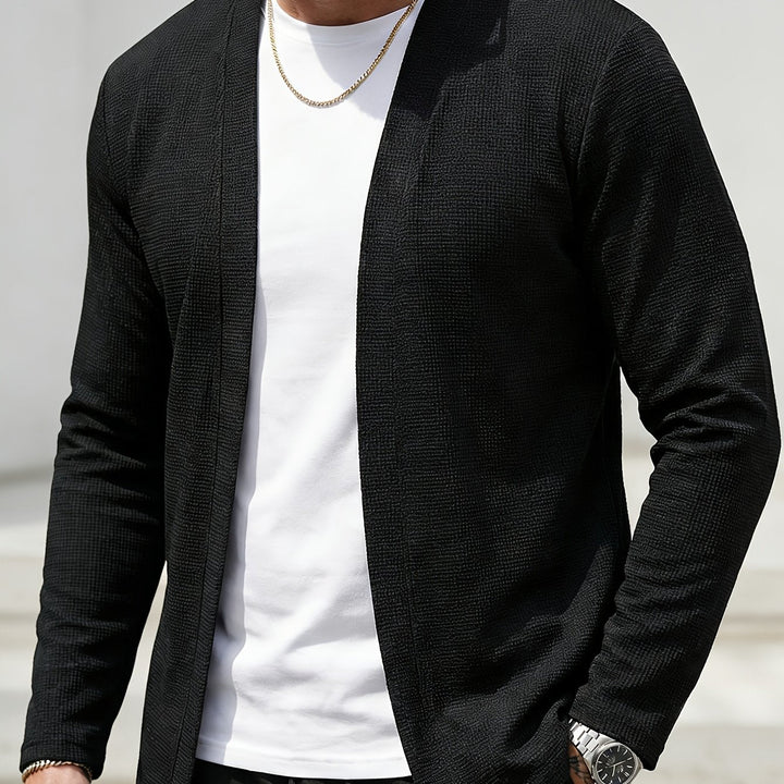 Theodore | Åben-Front Tekstureret Cardigan