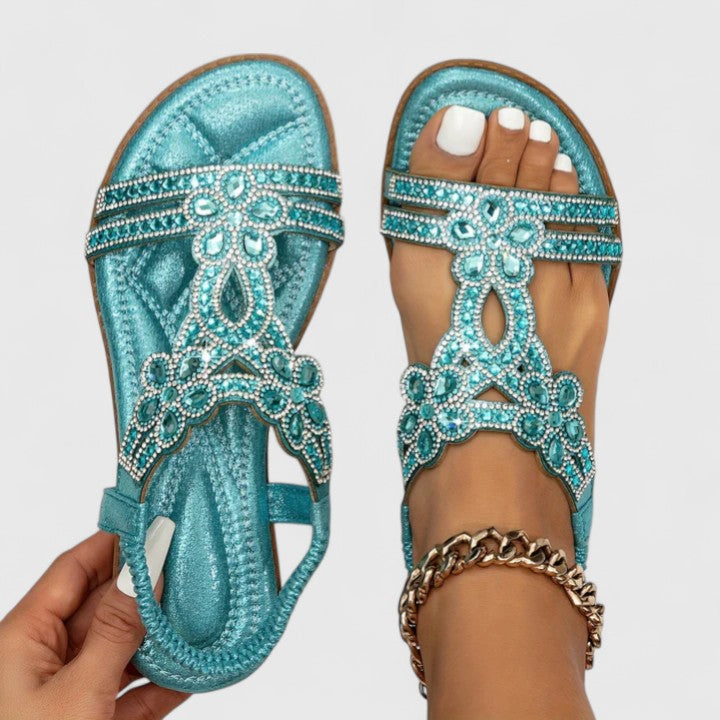 Rebecca | Elegant Ortodiske Perle Sandaler