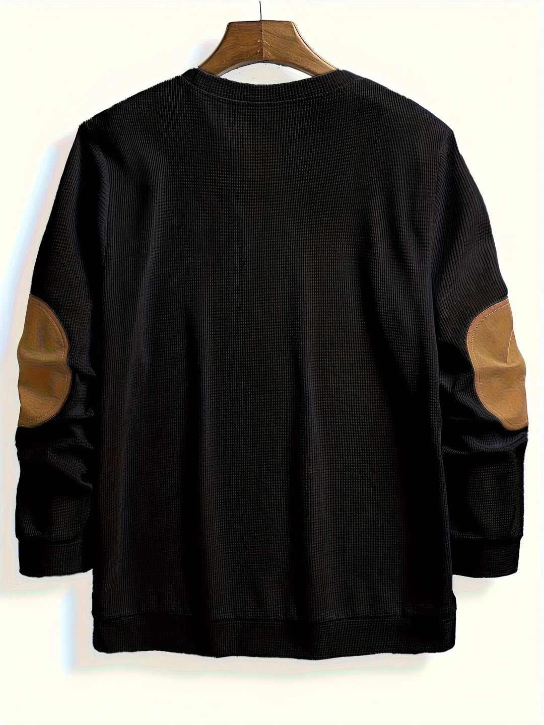 Aaron | Tekstureret Elbow-Patch Pullover