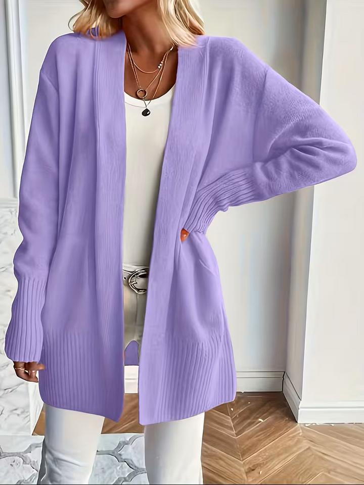 Deanna | Afslappet Åben-Front Cardigan