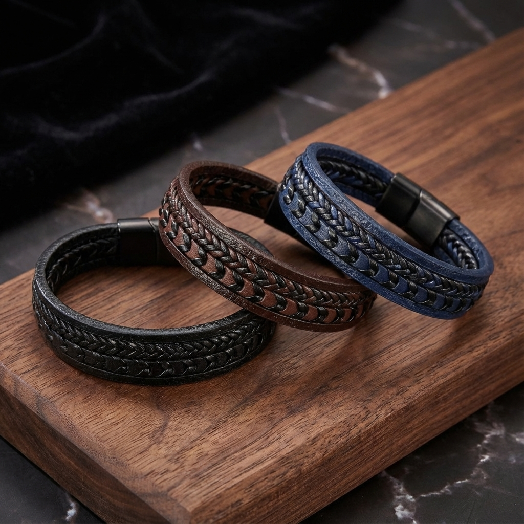 Nolan | Flettet Viking Armbånd